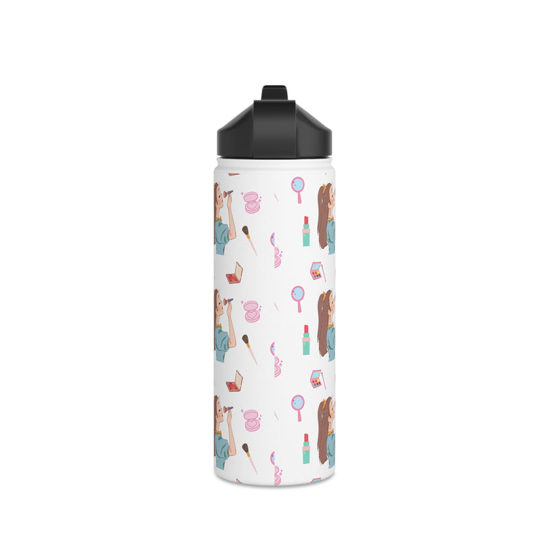 " It's A Girl Thing " Ladies Women Stainless Steel Water Bottle, Standard Lid Portable Travel Drinkware