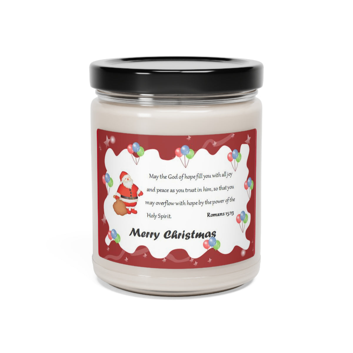 Scented Soy Candle, 9oz Christmas Scented Candle Holiday Season Gift Giving Family Gathering Yuletides Season Family Gifts Christmas Day Candle