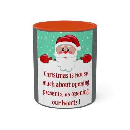 Colorful Mugs, 11oz Christmas Mug Holiday Season Gift Giving Family Gathering Yuletides Season Family Gifts Christmas Day Cup