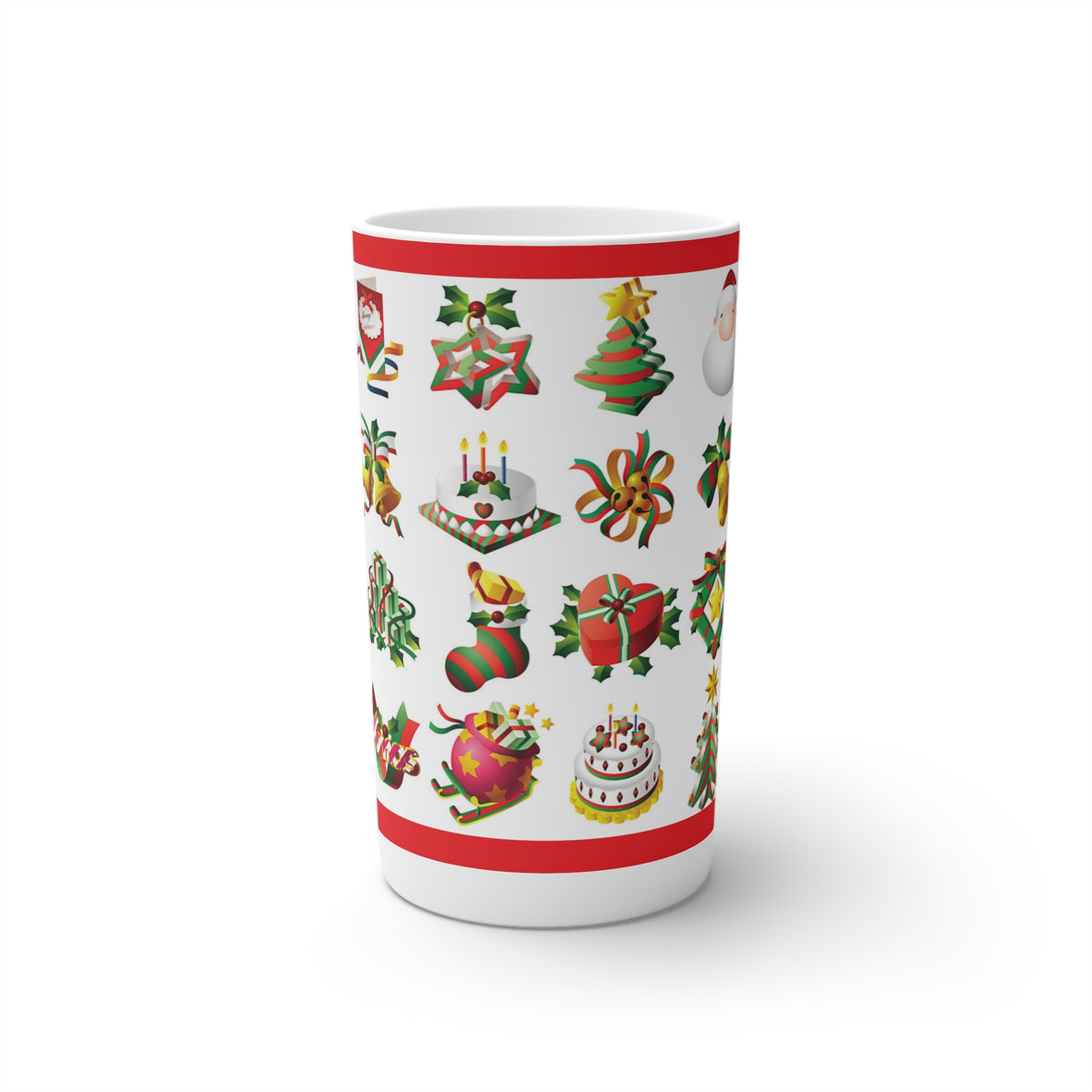 Conical Coffee Mugs (3oz, 8oz, 12oz) Christmas Mug Holiday Season Gift Giving Family Gathering Yuletides Season Family Gifts Christmas Day Cup
