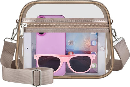 Clear Bag for Stadium Events, Women's Satchel Handbags Clear Purse