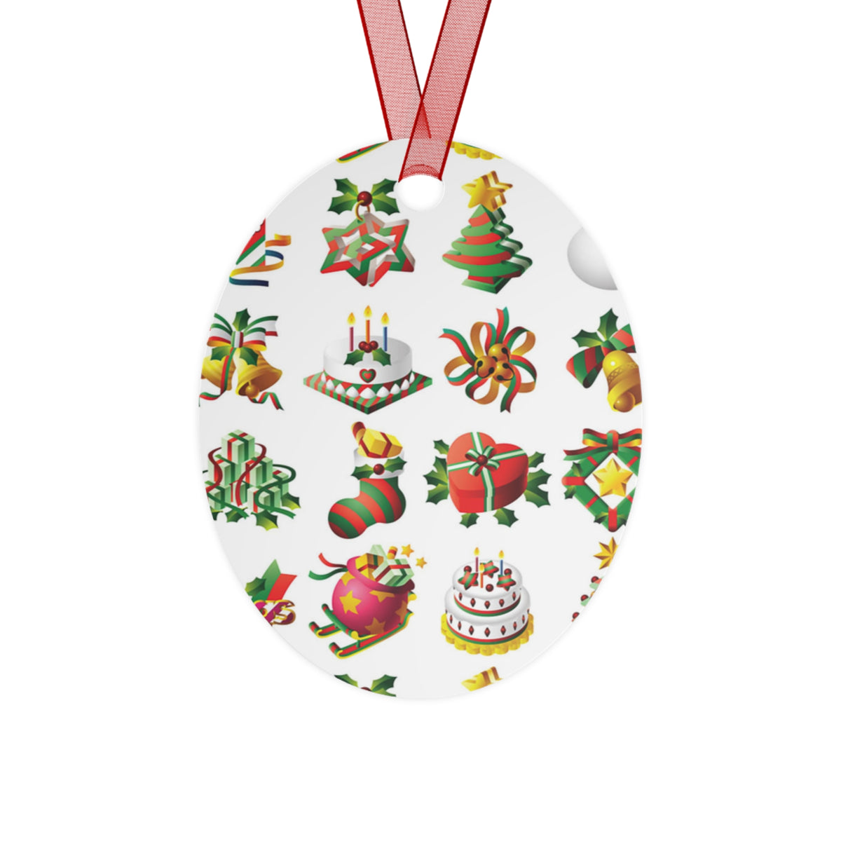 Metal Ornaments Decorations For Christmas Holiday Seasons Family Gathering Festive Season Gifts Gift Giving Yuletide Season