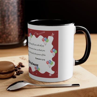 Accent Coffee Mug, 11oz Christmas Mug Holiday Season Gift Giving Family Gathering Yuletides Season Family Gifts Christmas Day Cup