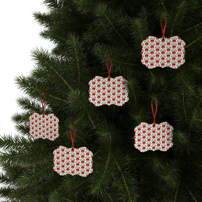 Aluminum Ornaments (1pc, 5pcs, 10pcs, 20pcs) Christmas Decorations Holiday Season Gift Giving Family Gathering Yuletides Season Family Gifts Christmas Day