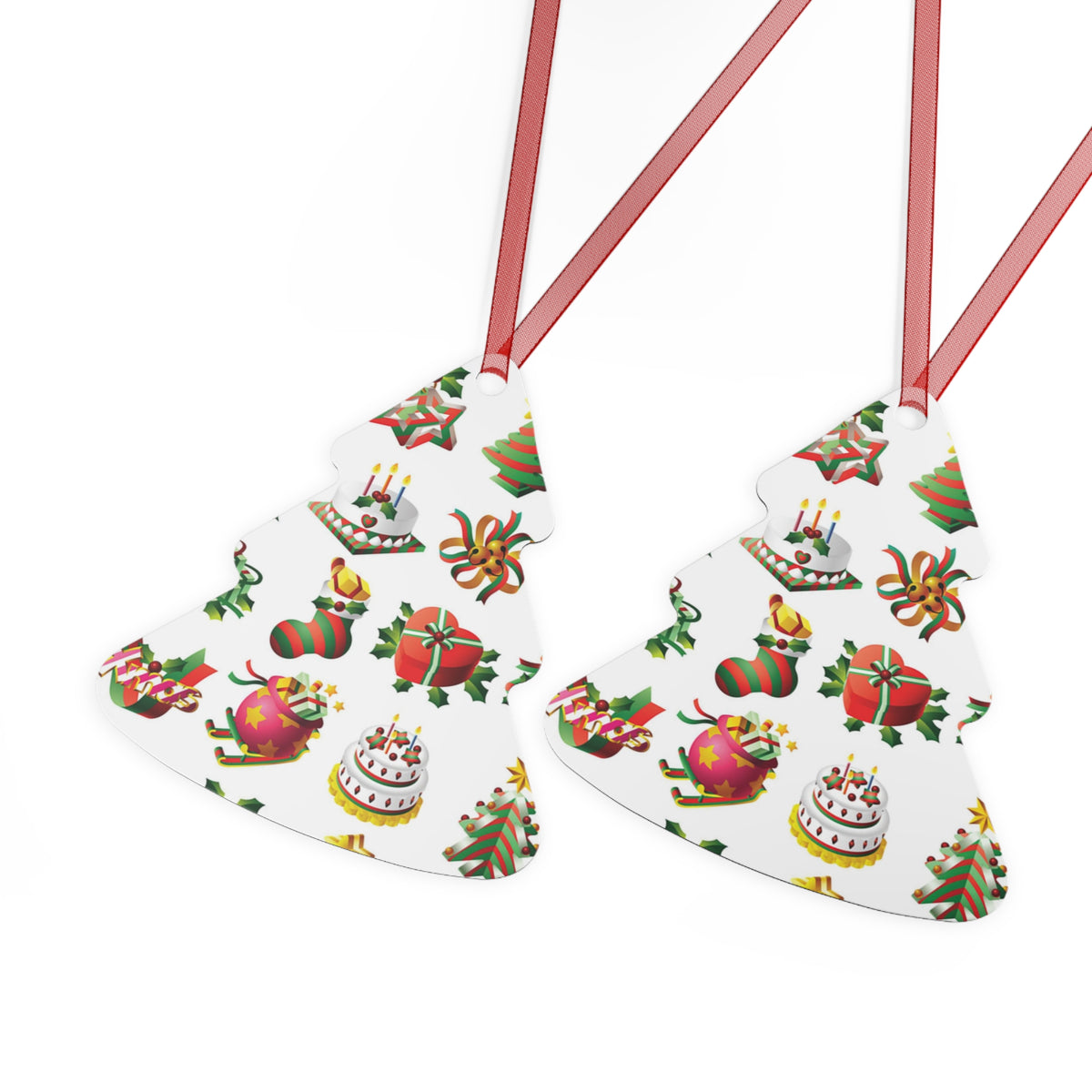 Metal Ornaments Decorations For Christmas Holiday Seasons Family Gathering Festive Season Gifts Gift Giving Yuletide Season