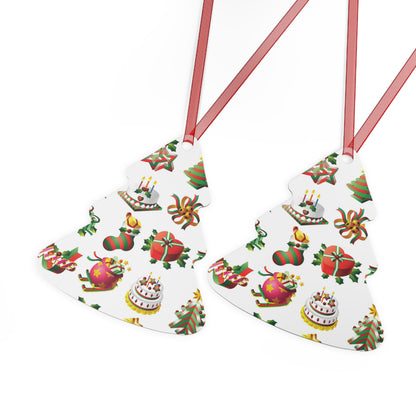 Metal Ornaments Decorations For Christmas Holiday Seasons Family Gathering Festive Season Gifts Gift Giving Yuletide Season
