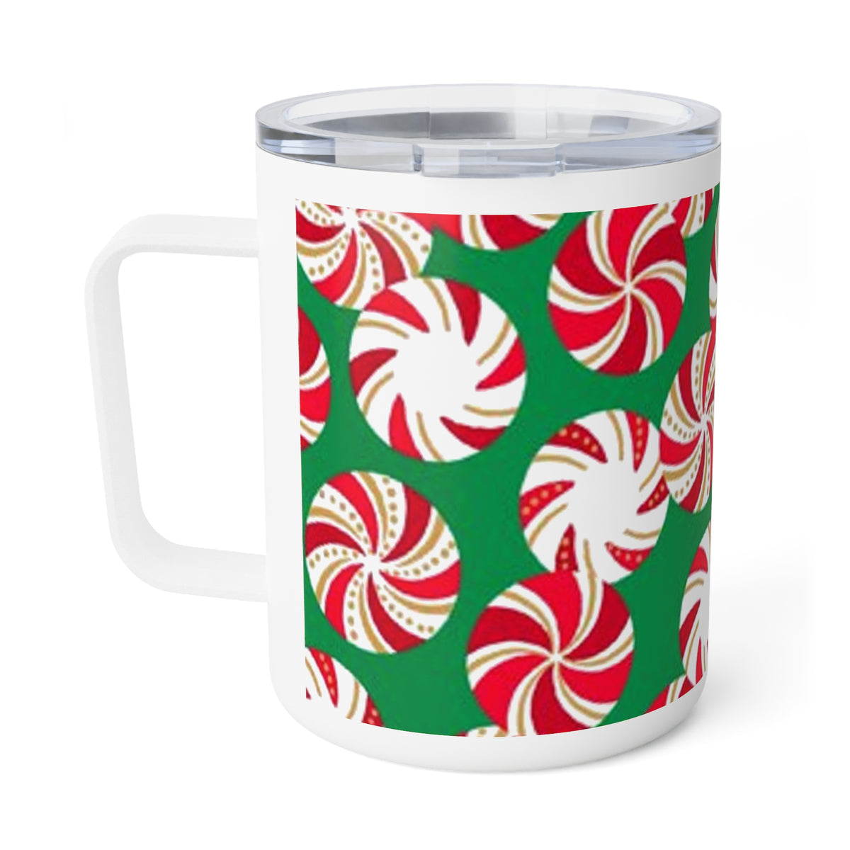 Insulated Coffee Mug, 10oz Christmas Mug Holiday Season Gift Giving Family Gathering Yuletides Season Family Gifts Christmas Day Cup