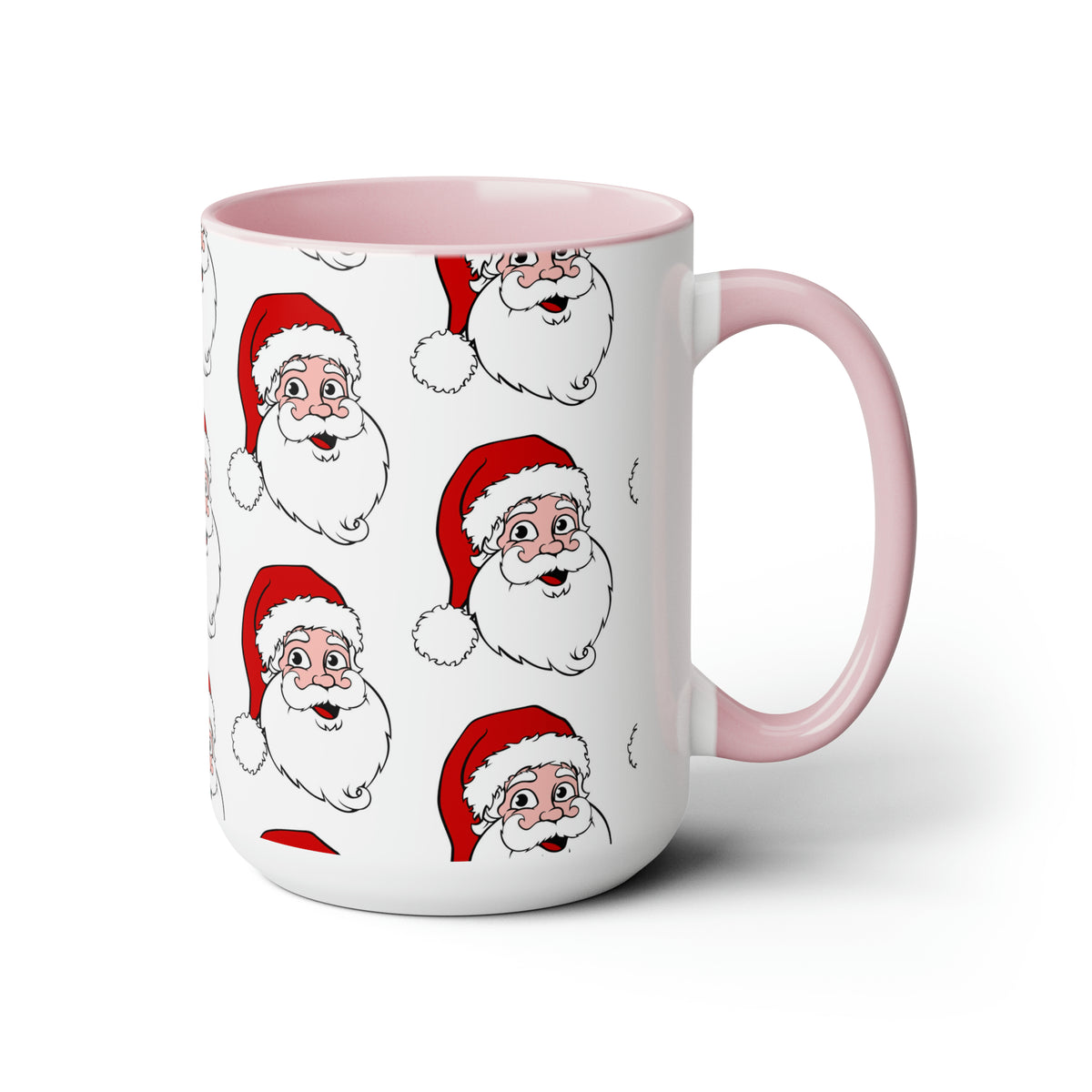 Two-Tone Coffee Mugs, 15oz Christmas Mug Holiday Season Gift Giving Family Gathering Yuletides Season Family Gifts Christmas Day Cup