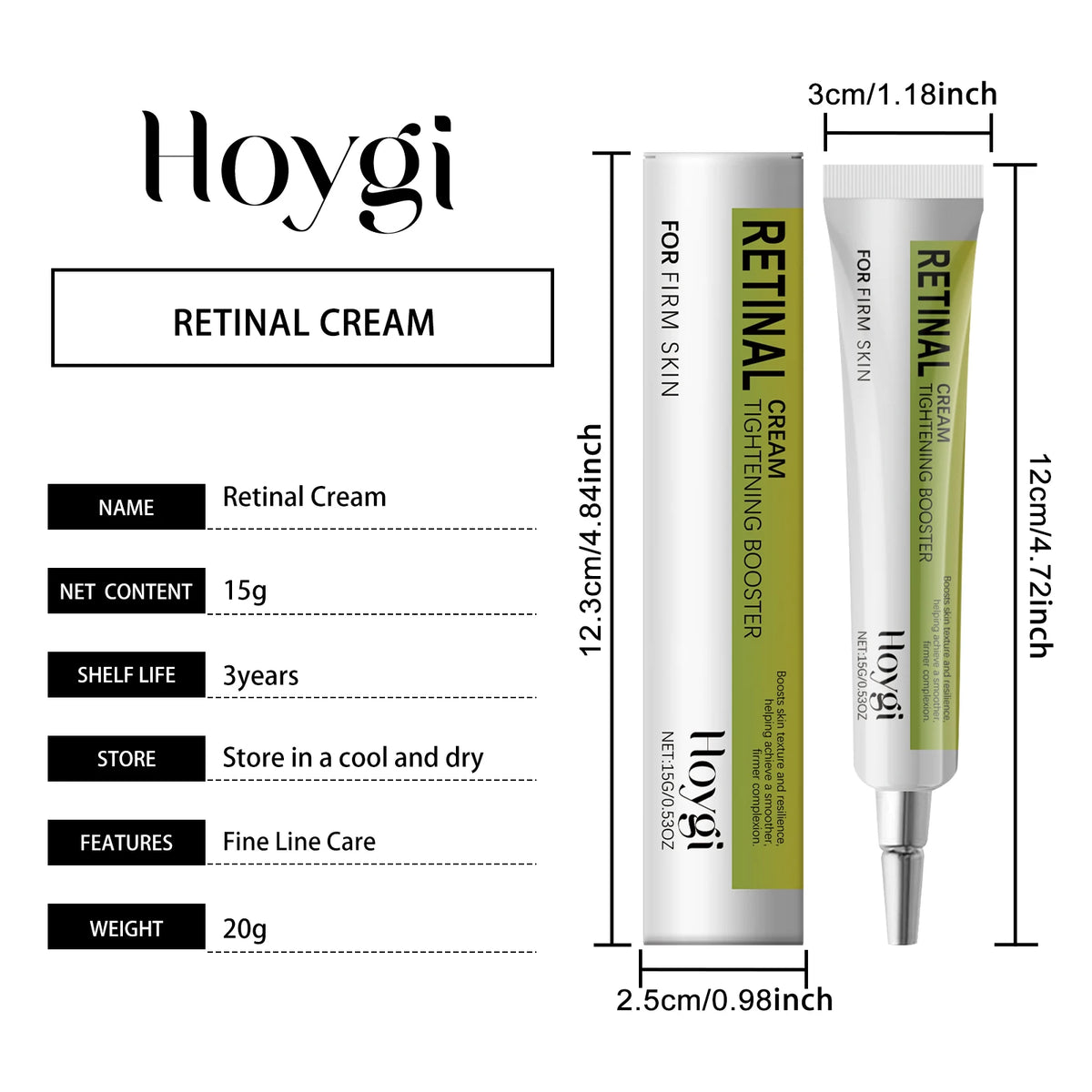 Retinal Retinol Tightening Booster Cream For Face Eye Neck Wrinkle Remover Promotes Skin Renewal Smoothing Wrinkle Retinol Serum Balm Lifting Friming Retinal Cream K-Beauty Glowing Skincare