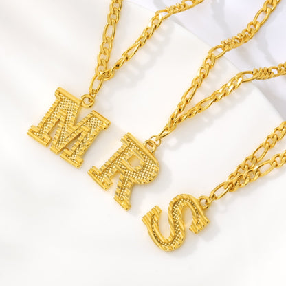 Large Initial Letter Anklets For Women Stainless Steel Letter A-Z Anklet Bracelet Foot Beach Summer Jewelry Gift bijoux Femme
