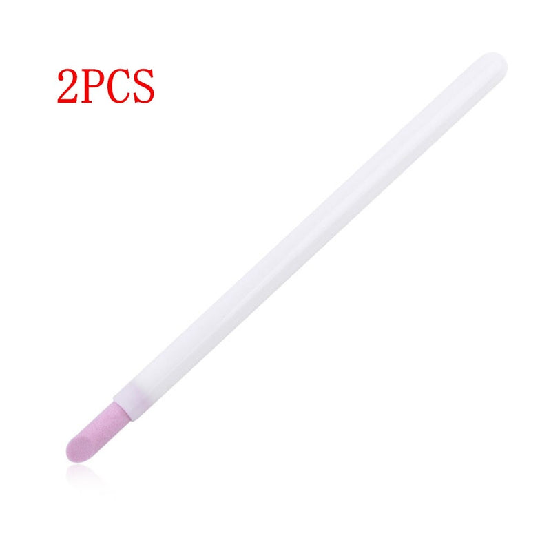 1PC Portable Quartz Grinding Pen Nail Cuticle scissors Dead Skin Remover Nail Polish Manicure Stick Nail Files accessories tool