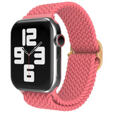 Nylon Braided Solo Loop Strap for Apple Watch Band 38mm 40mm 42mm 44mm Sport Elastics Wristband for iWatch Series 6/5/4/3/2/1/SE