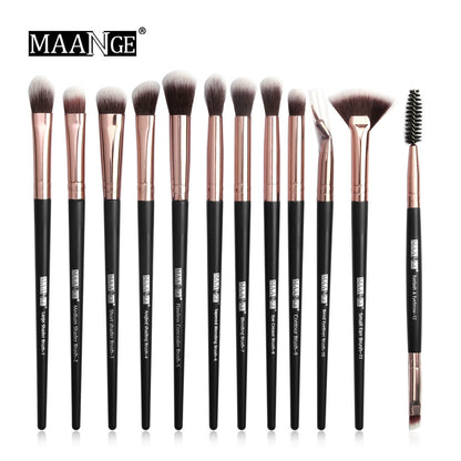 MAANGE-Ensemble de pinceaux de maquillage avec sac, poudre, fard à barrage, mélange, eyeliner, cils, Jules, portable, Pro, 12/20 pièces