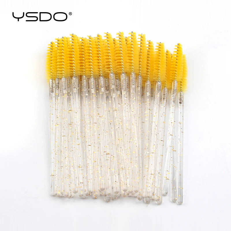HOT 5/50 PCS Crystal Eyelashes Brush Comb Eye Lashes Extension Mascara Wands Makeup Tools Professional Makeup Beauty Tool