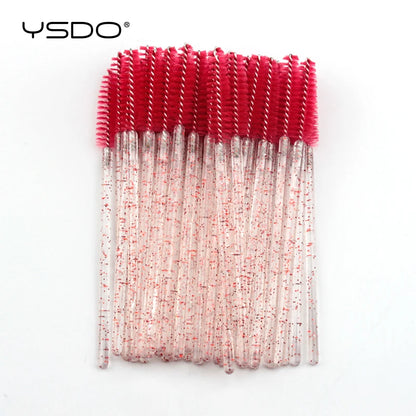 HOT 5/50 PCS Crystal Eyelashes Brush Comb Eye Lashes Extension Mascara Wands Makeup Tools Professional Makeup Beauty Tool