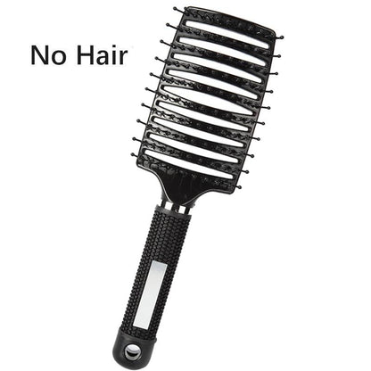 Hair brush Girls Hair Scalp Massage Comb Women Hairbrush Nylon Wet Curly Detangle Hair Brush for Salon Hairdressing Styling Tool