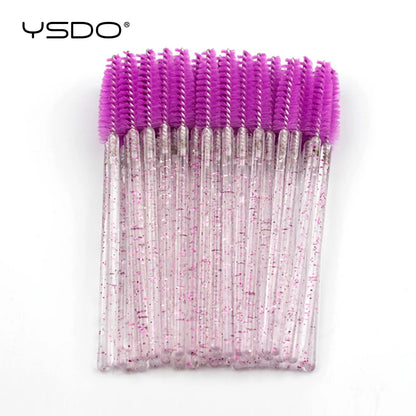 HOT 5/50 PCS Crystal Eyelashes Brush Comb Eye Lashes Extension Mascara Wands Makeup Tools Professional Makeup Beauty Tool