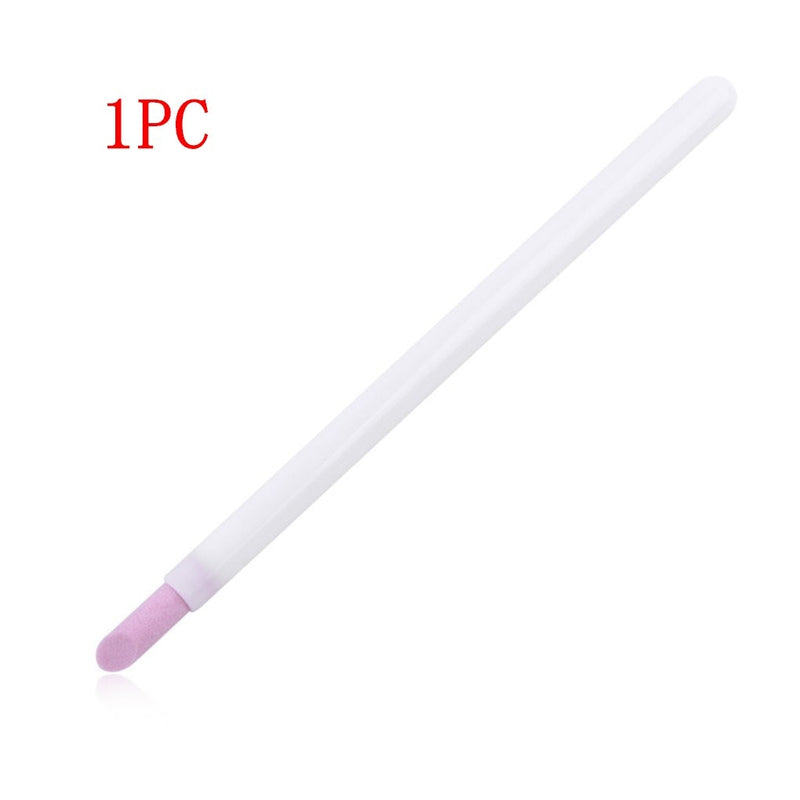 1PC Portable Quartz Grinding Pen Nail Cuticle scissors Dead Skin Remover Nail Polish Manicure Stick Nail Files accessories tool