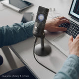 FIFINE USB Microphone for laptop and Computers for Recording Streaming Voice overs Podcasting for Audio & Video K670