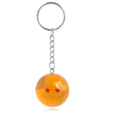 1-7 Stars Goku Star Spherical Keychain Men Car Women Bag Accessories