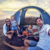 ZOMAKE Beach Tent Pop Up Large Automatic Instant Lightweight Hiking Camping Tent for 3 Person Waterproof  Tent  Foldable