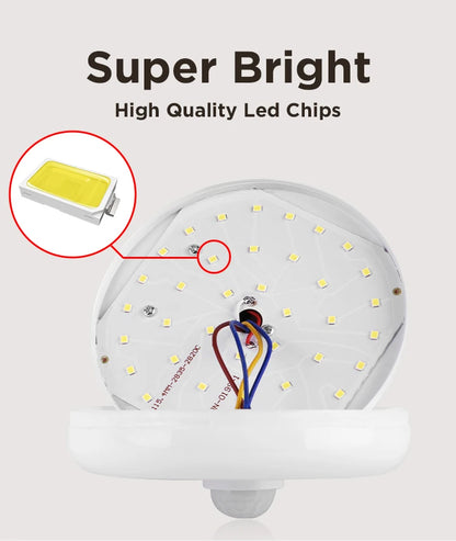 LED Lamp with Motion Sensor Ceiling Lights PIR Night Light Sensor Wall Lamps 110V 220V 18W 15/20/30/40W for Home Stairs Hallway