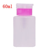 Gel Nail Remover Bottle Spray Empty Pump Dispenser Nail Cleanser Liquid Bottle 60/120Ml Polish Remover Bottle for Nails