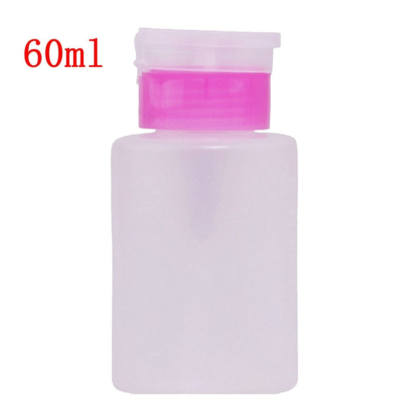 Gel Nail Remover Bottle Spray Empty Pump Dispenser Nail Cleanser Liquid Bottle 60/120Ml Polish Remover Bottle for Nails