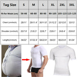 Classic Men Body Toning T-Shirt Slimming Body Shaper Corrective Posture Belly Control Compression Man Modeling Underwear Corset