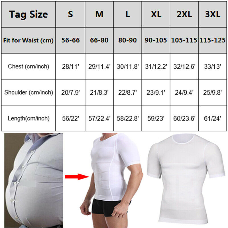 Classic Men Body Toning T-Shirt Slimming Body Shaper Corrective Posture Belly Control Compression Man Modeling Underwear Corset