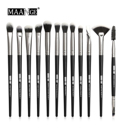 MAANGE-Ensemble de pinceaux de maquillage avec sac, poudre, fard à barrage, mélange, eyeliner, cils, Jules, portable, Pro, 12/20 pièces