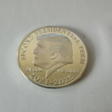 1PC Gold Sliver US Donald Trump Commemorative Coin Second Presidential Term IN GOD WE TRUST