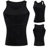 Men's Slimming Shaper Posture Vest Male Tummy Abdomen Corrector Compression Body Modeling Fat Burner Chest Tummy Shirt Corset