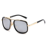 SHAUNA Double Bridges Fashion Square Sunglasses Brand Designer Outdoor Sun Glasses Shades UV400