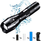 ZK20 8000LM Powerful Waterproof LED Flashlight Portable LED Camping Lamp Torch Lights Self Defense Tactical Flashlight