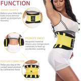 Miss Moly Sweat Waist Trainer Body Shape Shaper Xtreme Power Modeling Belt Faja Girdle Tummy Slimming Fitness Corset Shapewear