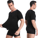 Classic Men Body Toning T-Shirt Slimming Body Shaper Corrective Posture Belly Control Compression Man Modeling Underwear Corset