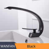 Basin Faucets Modern Bathroom Mixer Tap Brass Washbasin Faucet Single Handle Single Hole Elegant Crane For Bathroom LH-16990