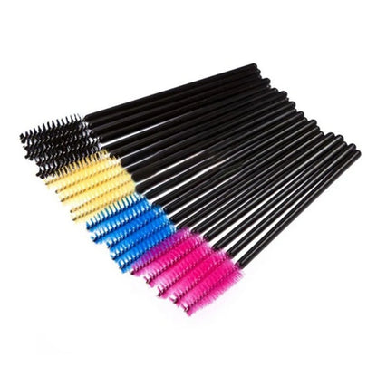 HOT 5/50 PCS Crystal Eyelashes Brush Comb Eye Lashes Extension Mascara Wands Makeup Tools Professional Makeup Beauty Tool