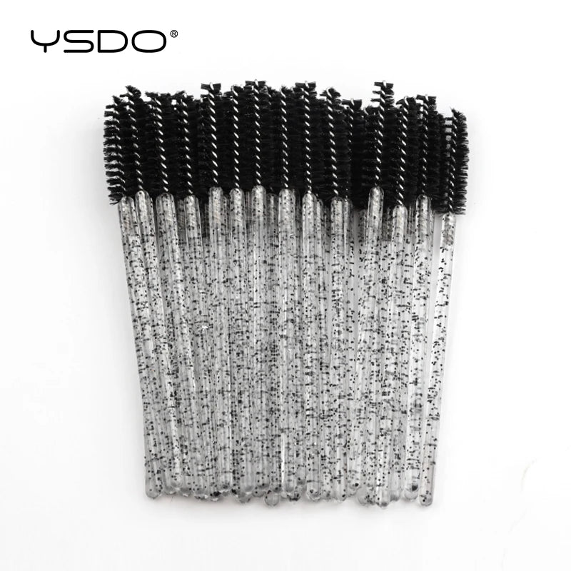 HOT 5/50 PCS Crystal Eyelashes Brush Comb Eye Lashes Extension Mascara Wands Makeup Tools Professional Makeup Beauty Tool