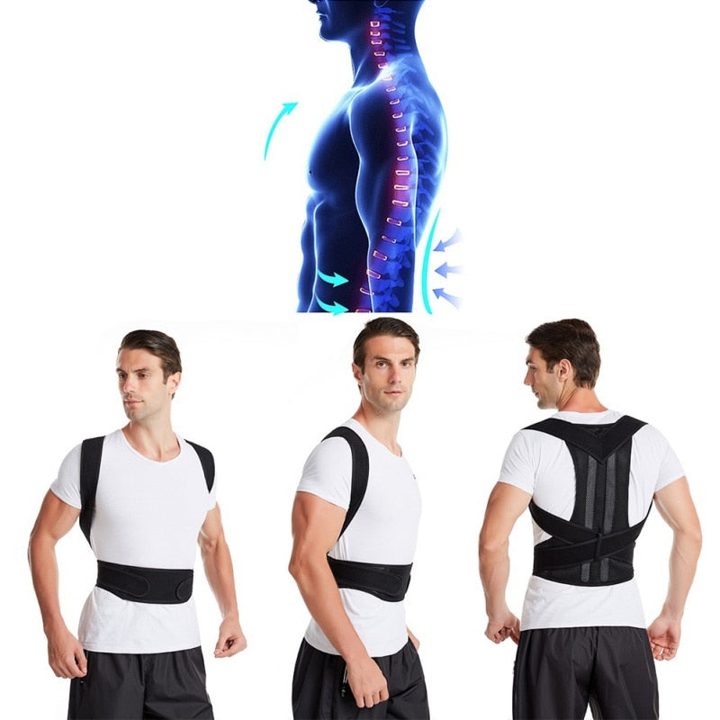 Adjustable Posture Corrector Back Support Shoulder Back Brace Posture Correction Spine Postural Corrector Health Fixer Tape