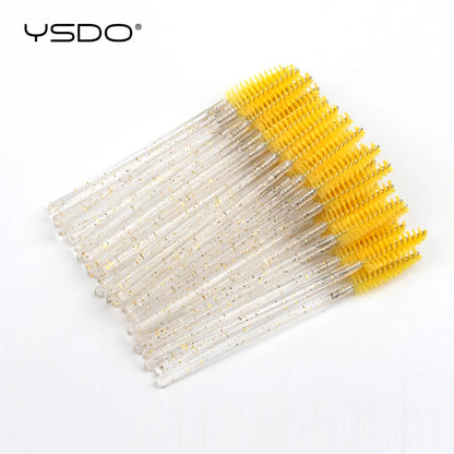 HOT 5/50 PCS Crystal Eyelashes Brush Comb Eye Lashes Extension Mascara Wands Makeup Tools Professional Makeup Beauty Tool