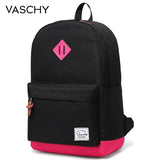 Backpack for Men and Women VASCHY Unisex Classic Water Resistant Rucksack School Backpack 15.6Inch Laptop for Teenager