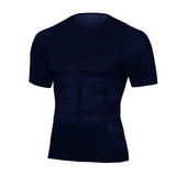 Classic Men Body Toning T-Shirt Slimming Body Shaper Corrective Posture Belly Control Compression Man Modeling Underwear Corset