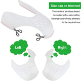 1Pair Anti Crease Shoe Head Protector for Casual Sneaker Anti Wrinkle Shoe Toe Caps Support Stretcher Expander Shoes Protection