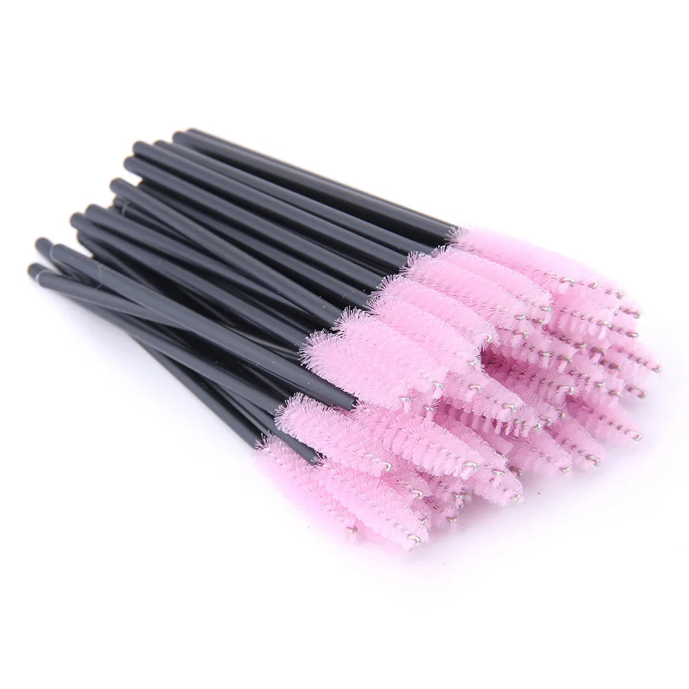 HOT 5/50 PCS Crystal Eyelashes Brush Comb Eye Lashes Extension Mascara Wands Makeup Tools Professional Makeup Beauty Tool