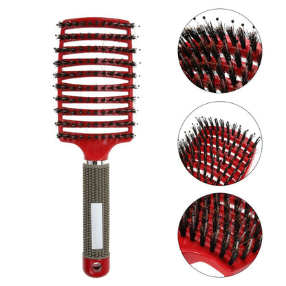 Hair brush Girls Hair Scalp Massage Comb Women Hairbrush Nylon Wet Curly Detangle Hair Brush for Salon Hairdressing Styling Tool