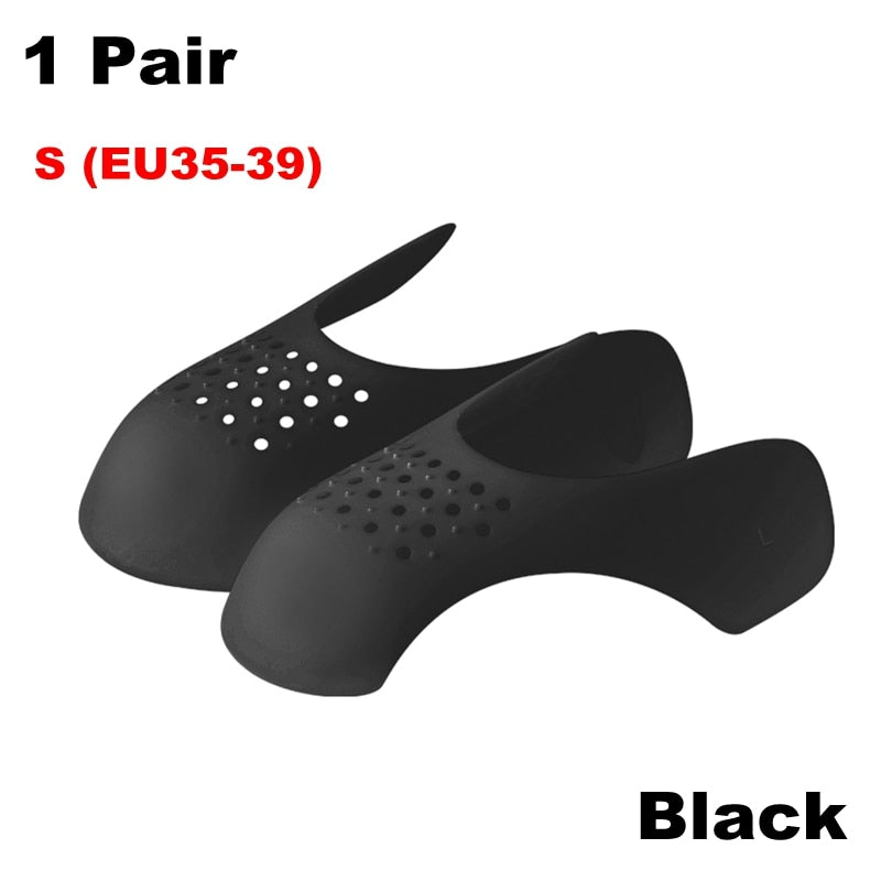 1Pair Anti Crease Shoe Head Protector for Casual Sneaker Anti Wrinkle Shoe Toe Caps Support Stretcher Expander Shoes Protection