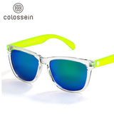 COLOSSEIN Sunglasses Women Fashion Sun Glasses Colorful Square Frame Eyewear Holiday Sports Beach Style Glasses Gafas Sol UV400