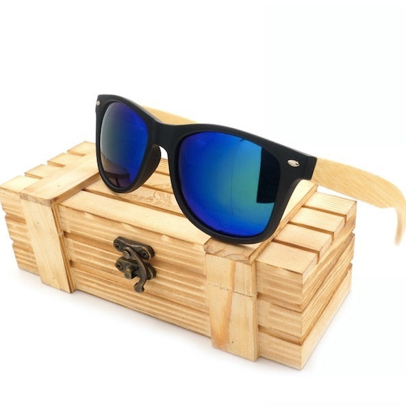 BOBO BIRD Sunglasses for Men Women Bamboo Wood Sun Glasses Travel Eyewear in Wooden Box Droshipping OEM